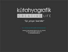 Tablet Screenshot of kutahyagrafik.com